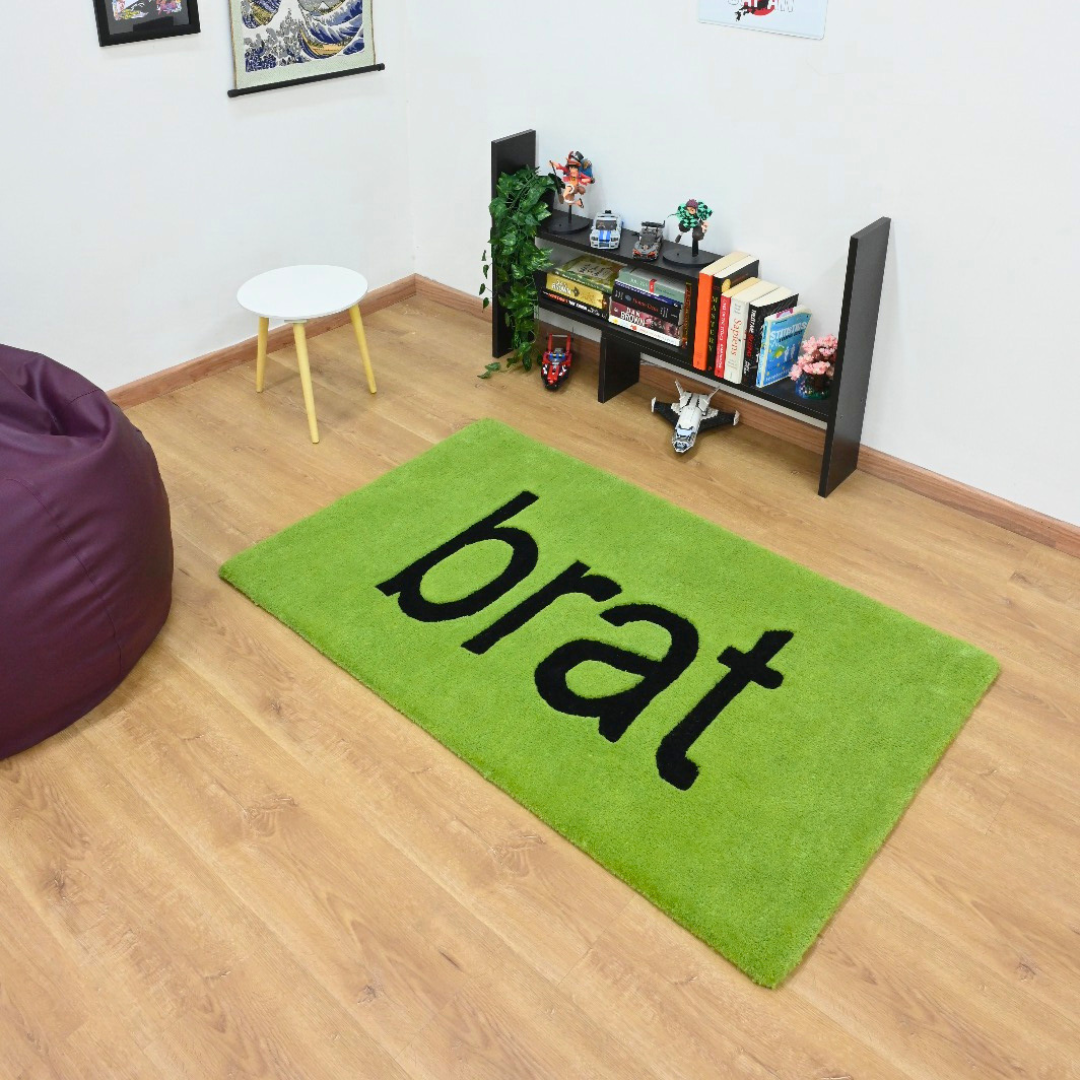 "Brat" Custom Rug (Made-to-order)