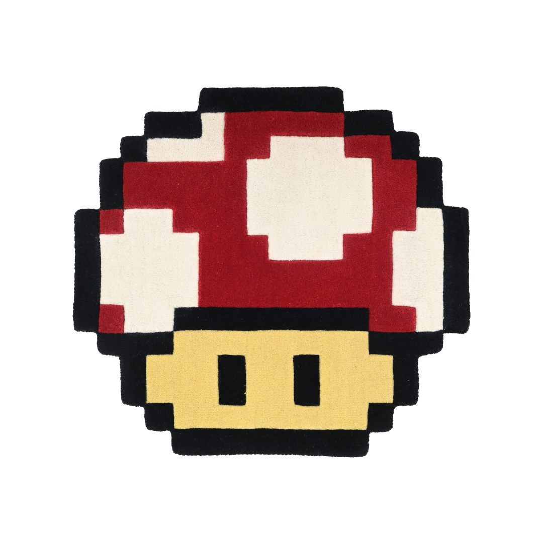 The Mario Mush rug