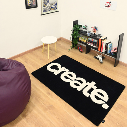 'create.' Custom Rug