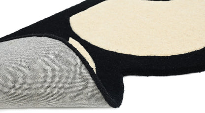 The Eye Roll Rug | Hand-tufted Rug | Bottom view