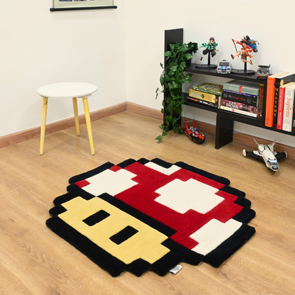 The Mario Mush rug