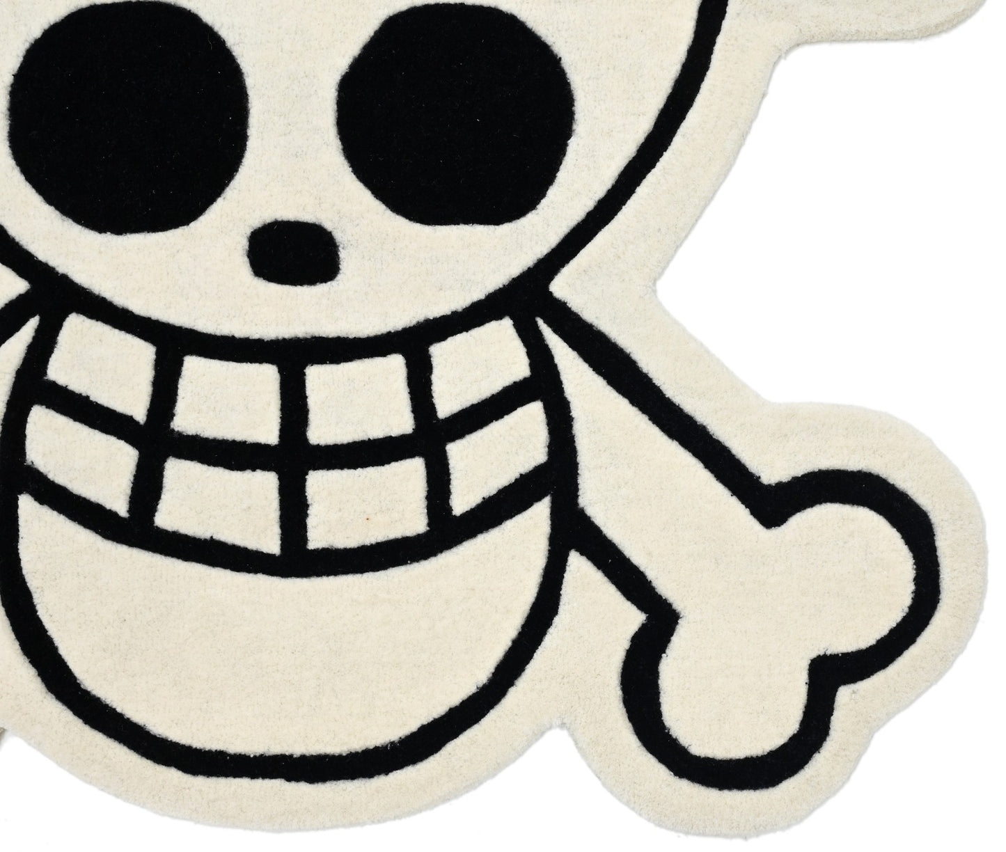 One Piece Skull Rug | Hand Tufted Rug | Zoomed view